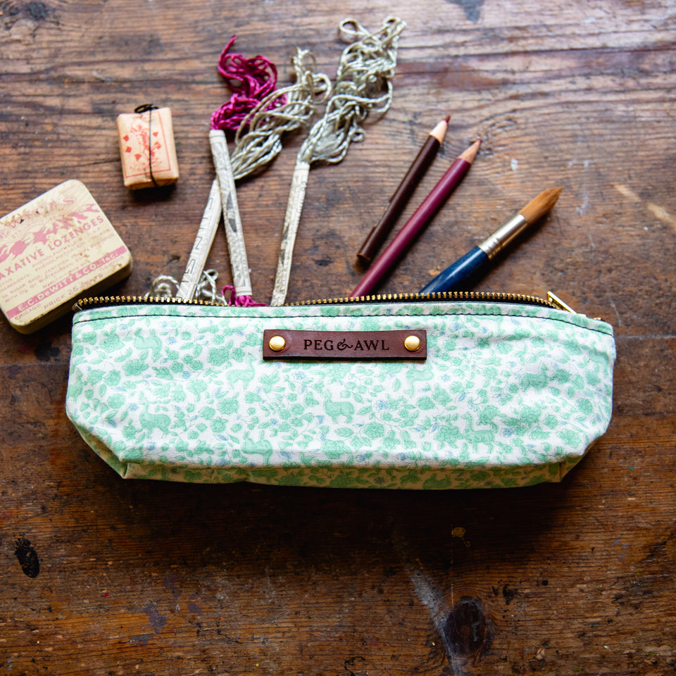 Drafter Pouch with Midcentury Cotton: Aksel