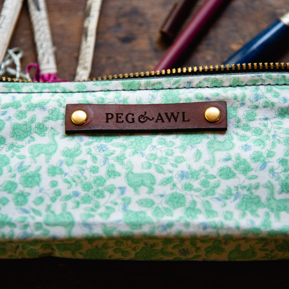 Drafter Pouch with Midcentury Cotton: Aksel