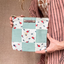 Custom Pouch with Early 1900s Quilt Block: Dorothy