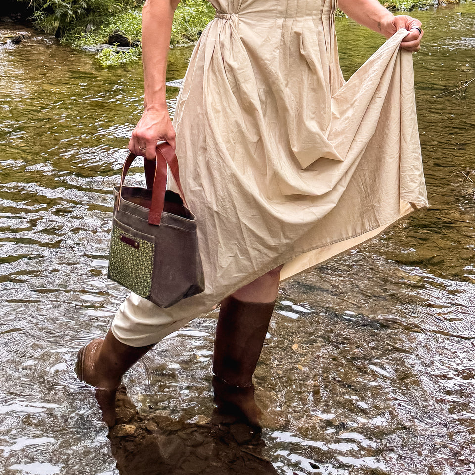 Pipit Tote with 1930s Cotton: Elke