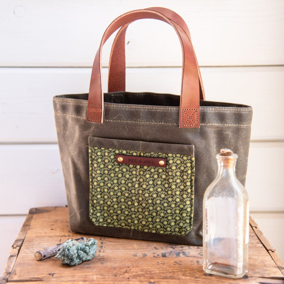 Pipit Tote with 1930s Cotton: Elke