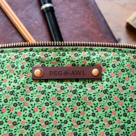 Maker Pouch with Vintage Cotton: Julie