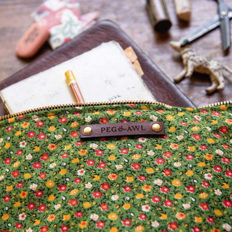 Maker Pouch with 1960s Cotton: Katerina