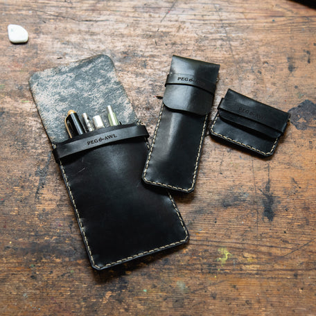 Leather Scraplings Pouch: Jackson