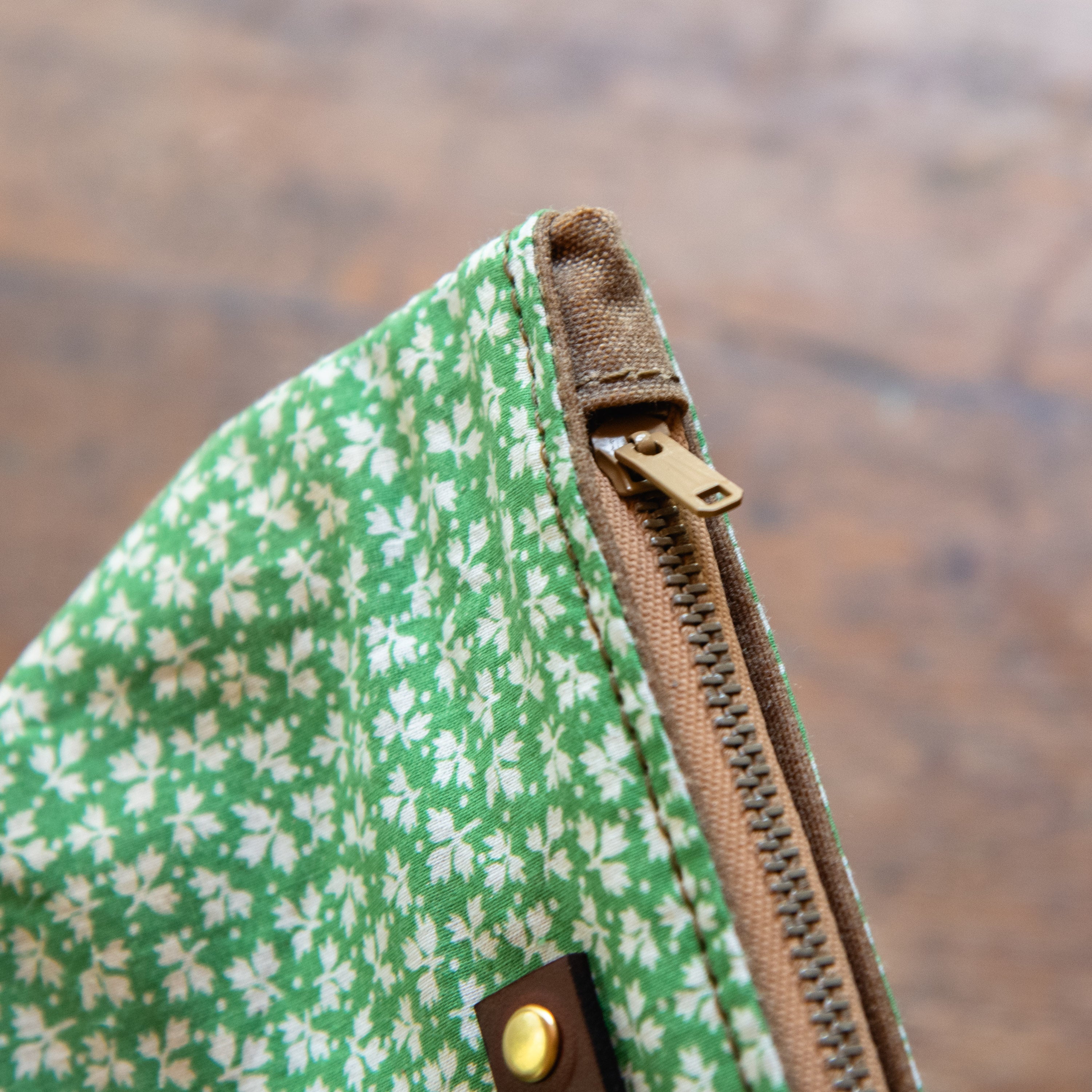 Essentials Pouch with Mid-Century Cotton: Nadine