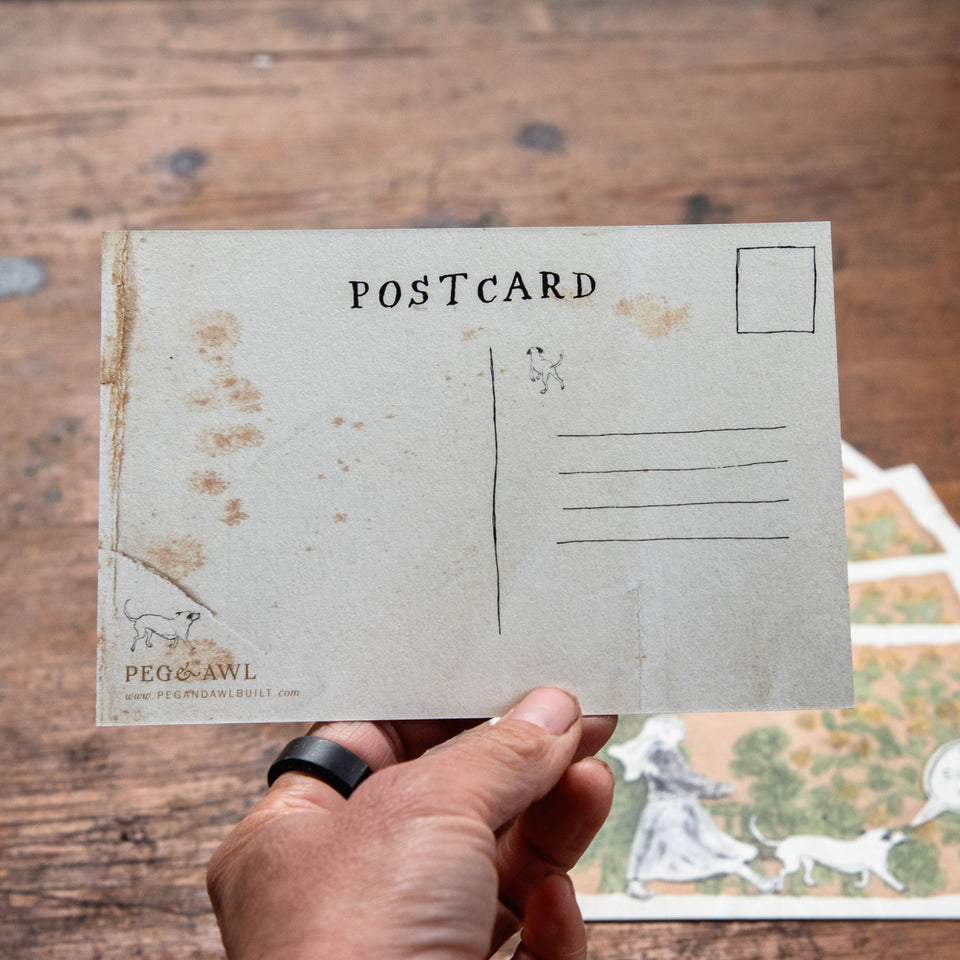 4 Postcards: It is Solved by Walking