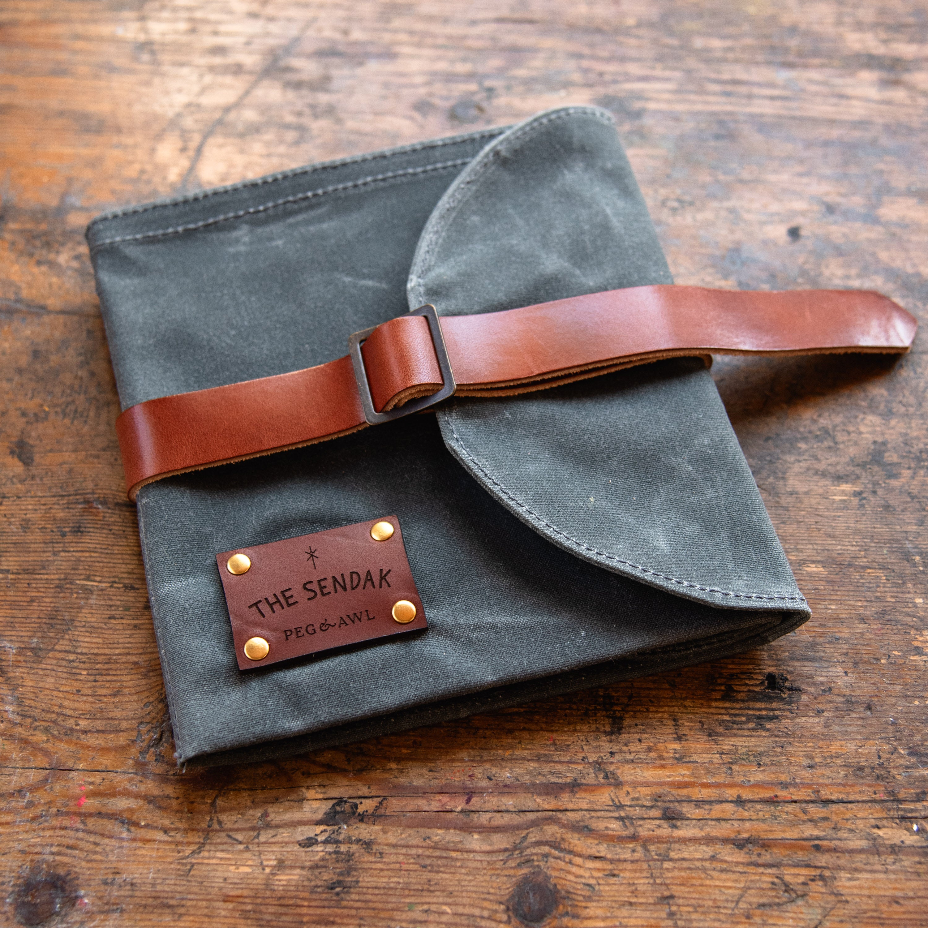 / color-Slate with Brown Leather