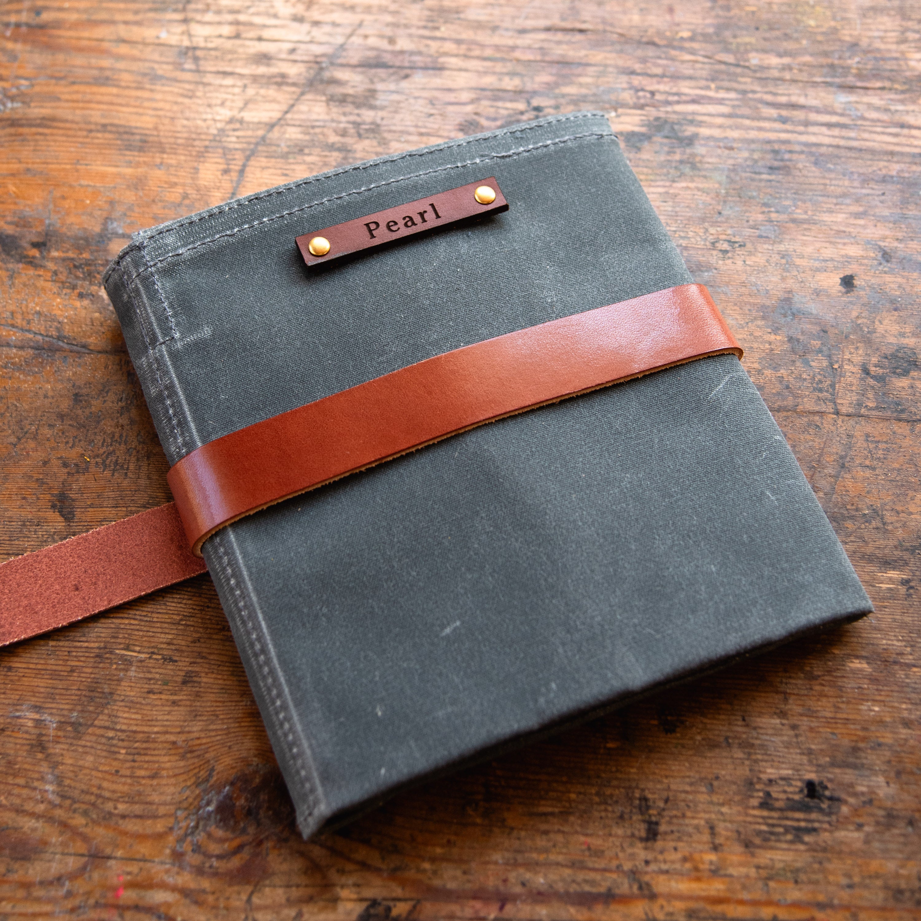 / color-Slate with Brown Leather