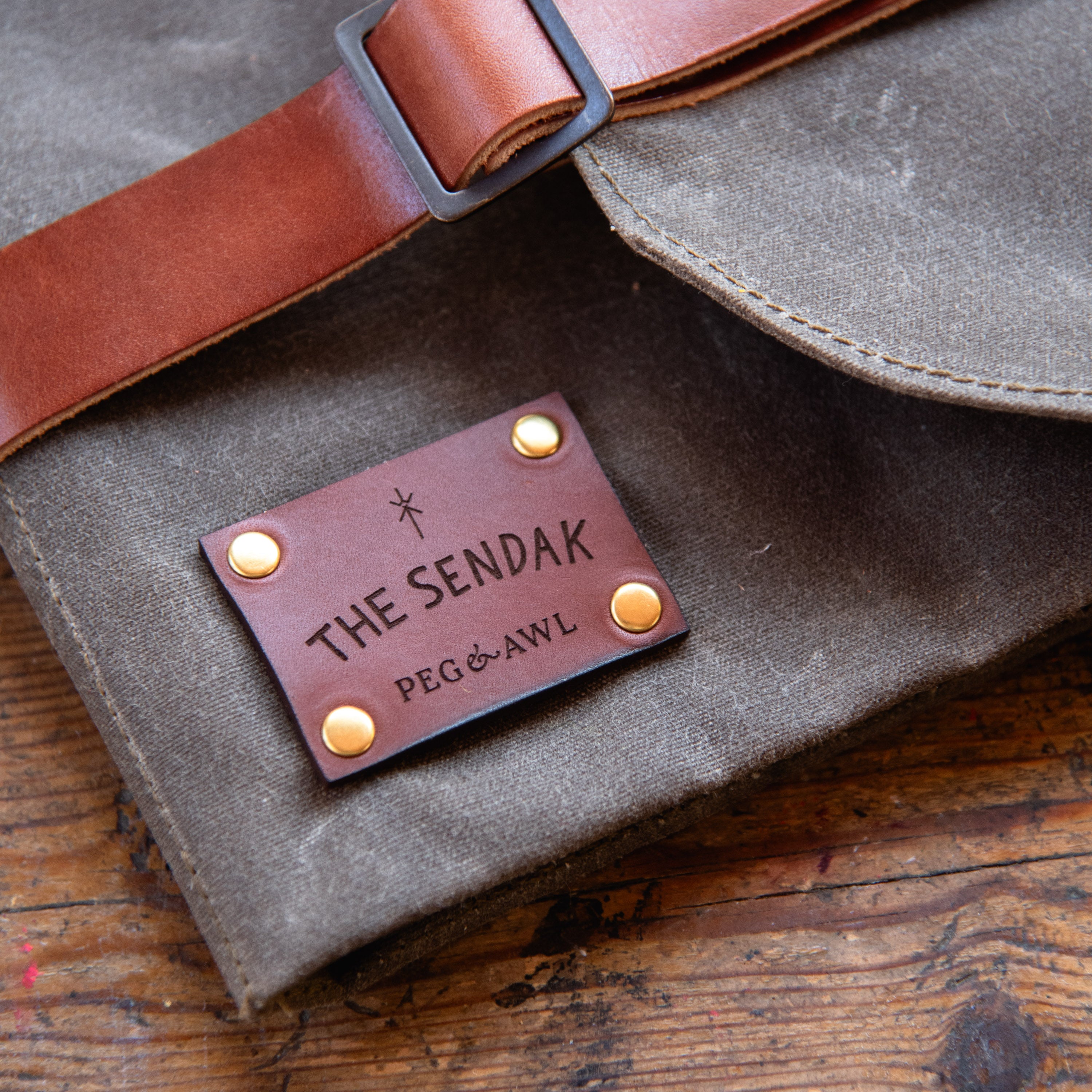 / color-Truffle with Brown Leather