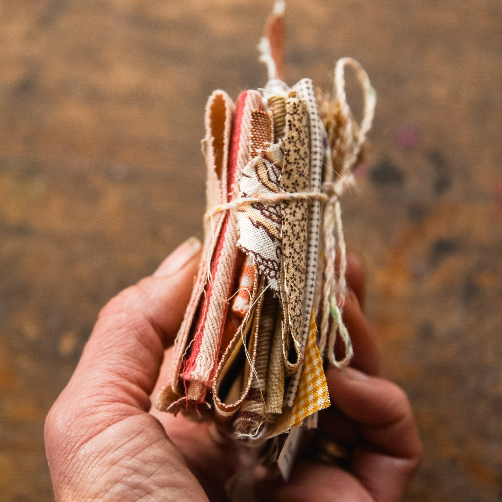 Vintage Textile Scrap Bundle