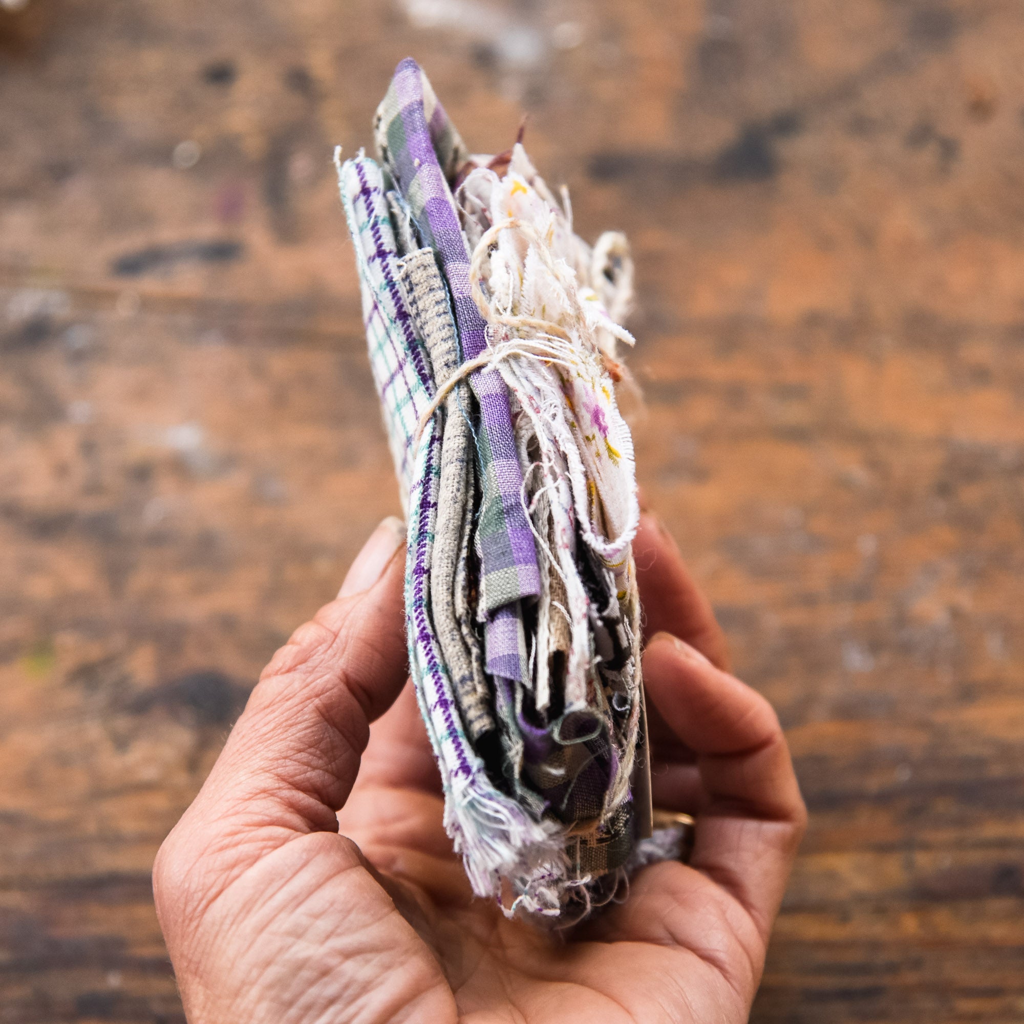 Vintage Textile Scrap Bundle