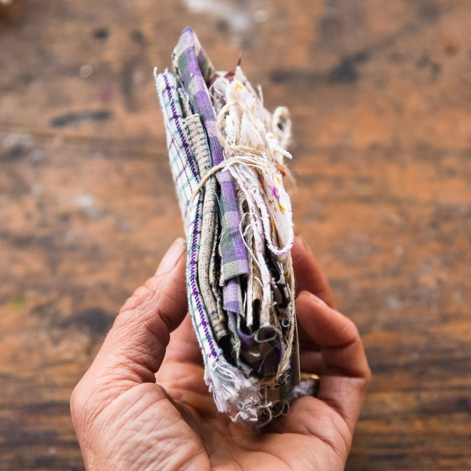 Vintage Textile Scrap Bundle