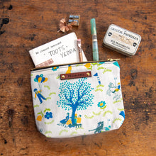 Keeper Pouch with Mid-Century Cotton Fabric: Eddie