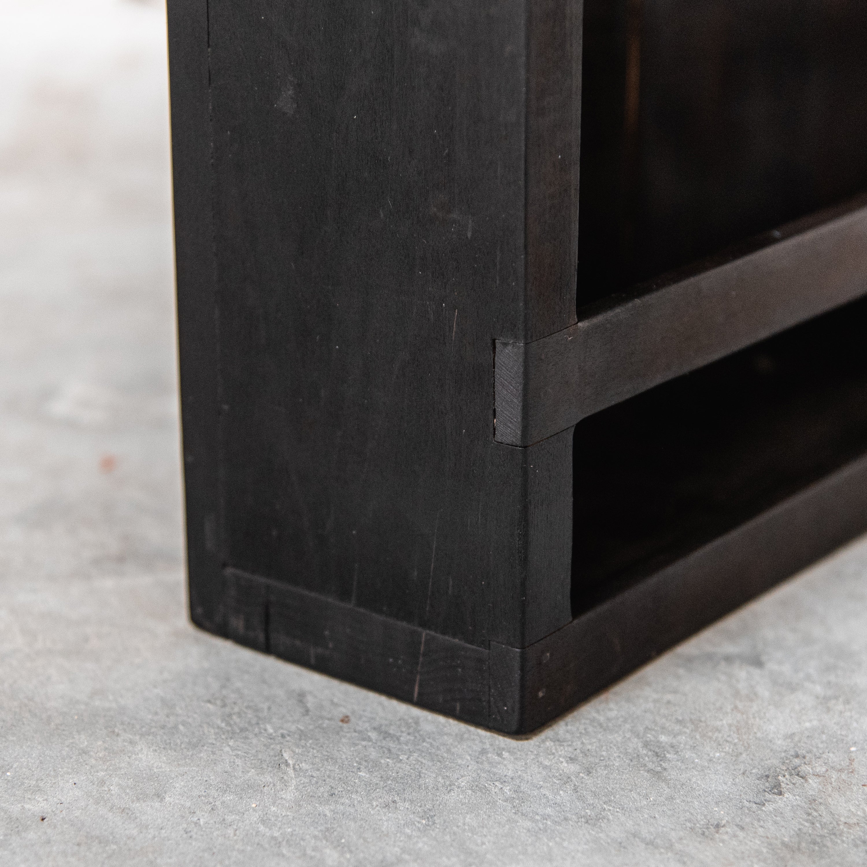 Blackened Apothecary Cabinet