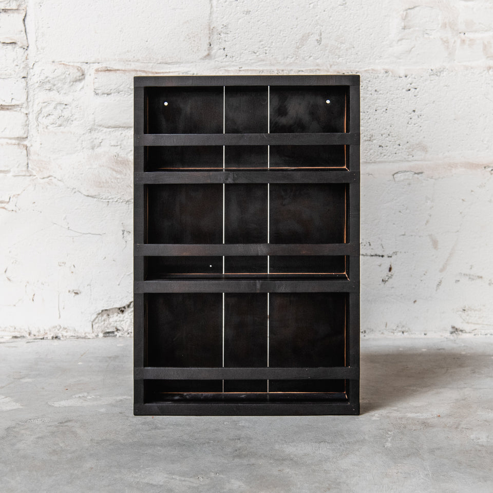 Blackened Apothecary Cabinet