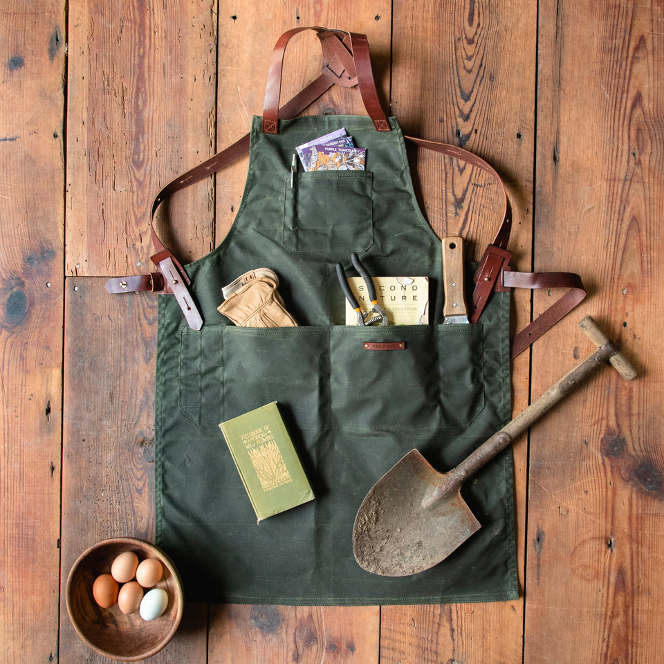 /Color and Canvas Type-Moss Waxed Canvas