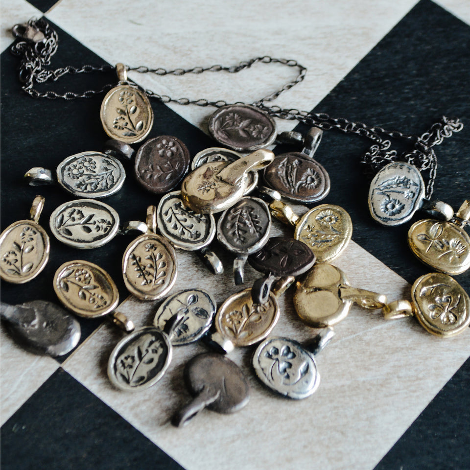 Dandelion Botanical Necklace