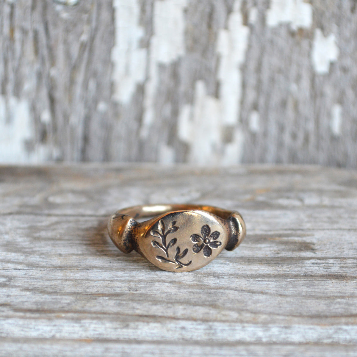 Botanical deals flower ring