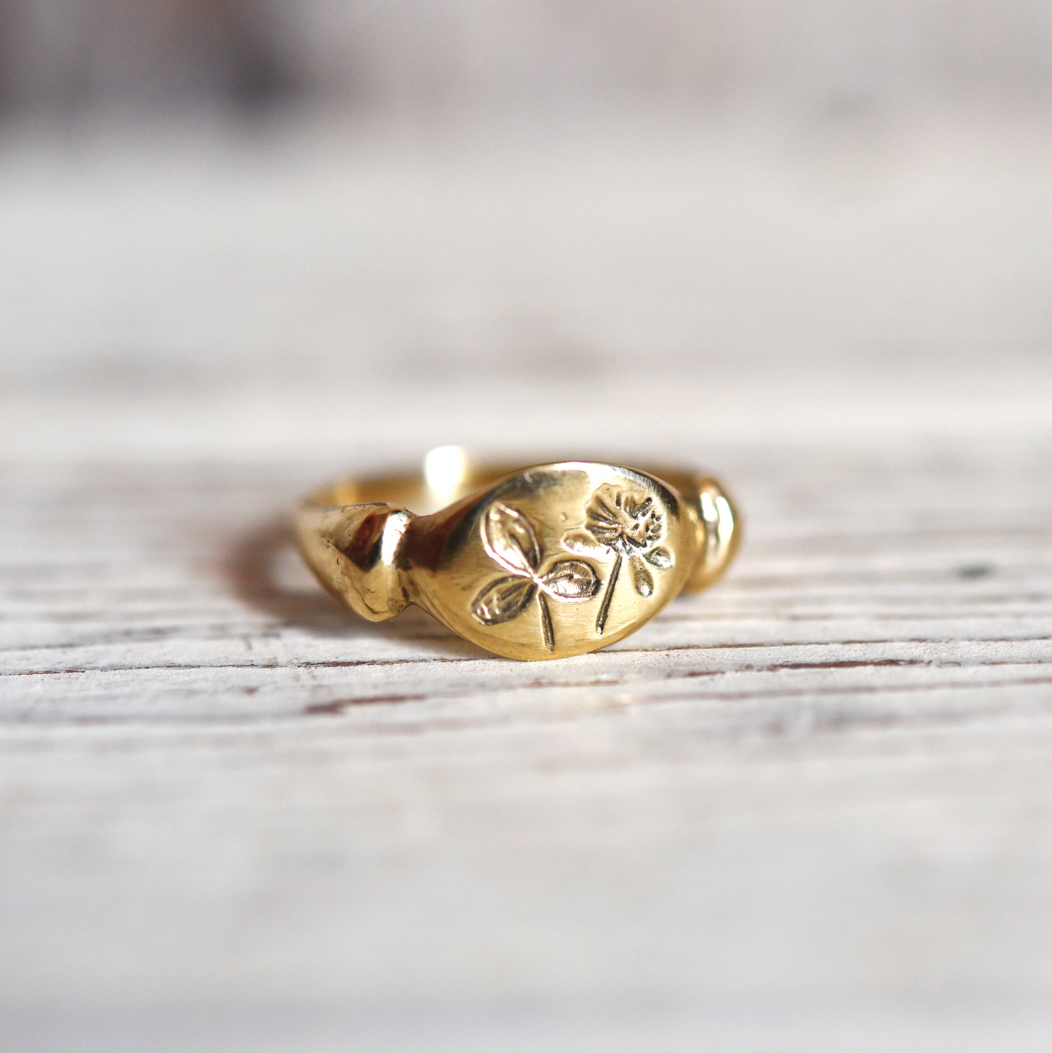 Red Clover Botanical Ring