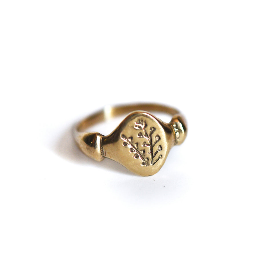 Shepherd’s Purse Botanical Ring