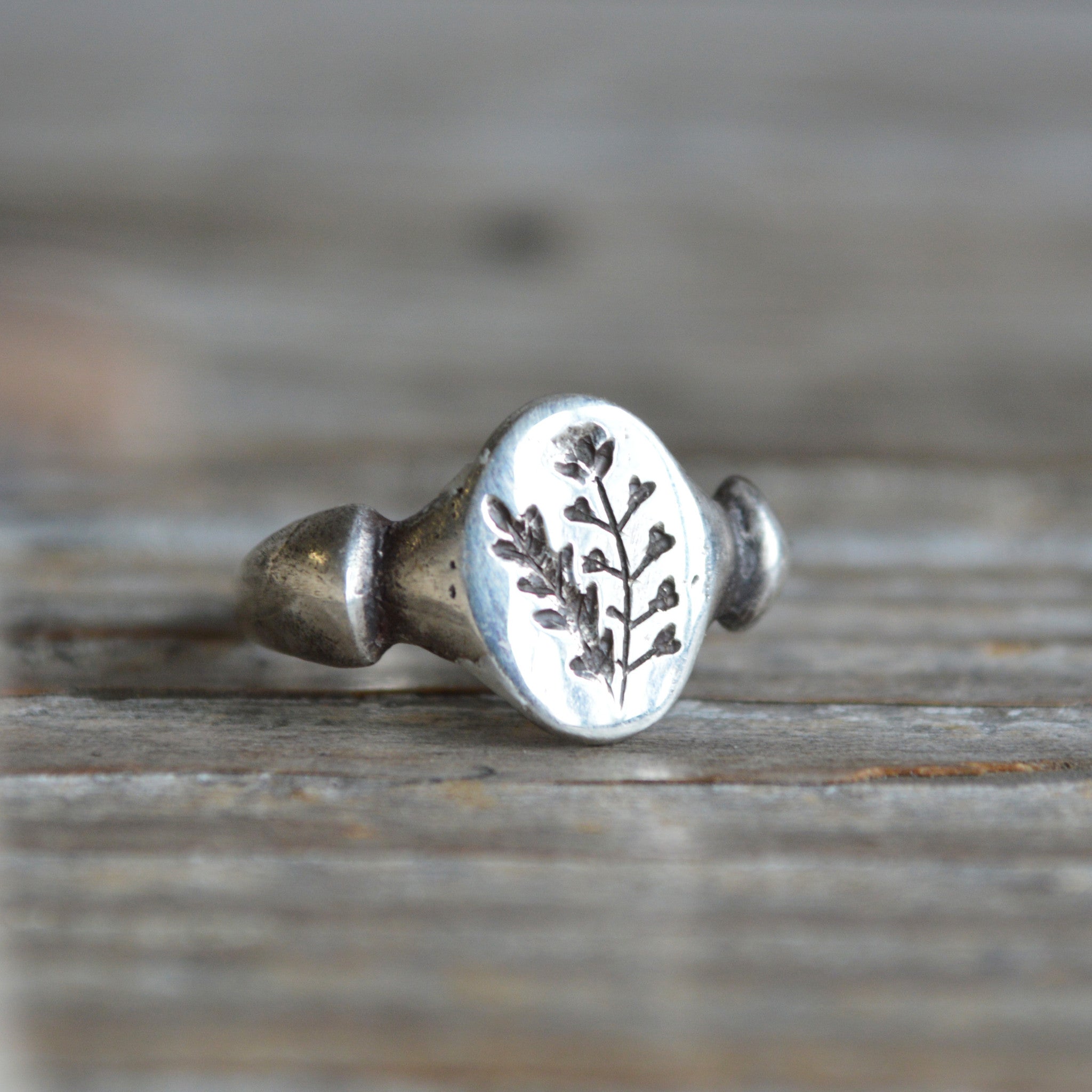 Shepherd’s Purse Botanical Ring