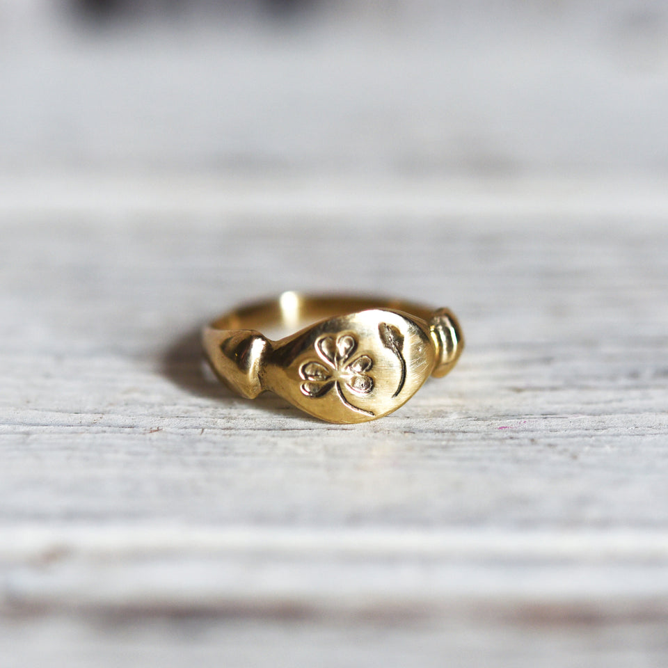Wood Sorrel Botanical Ring