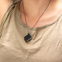 The Jackson Book Necklace (black)