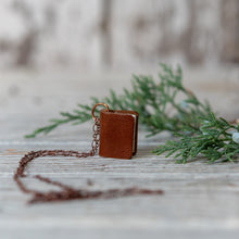 Book Necklace: Acorn