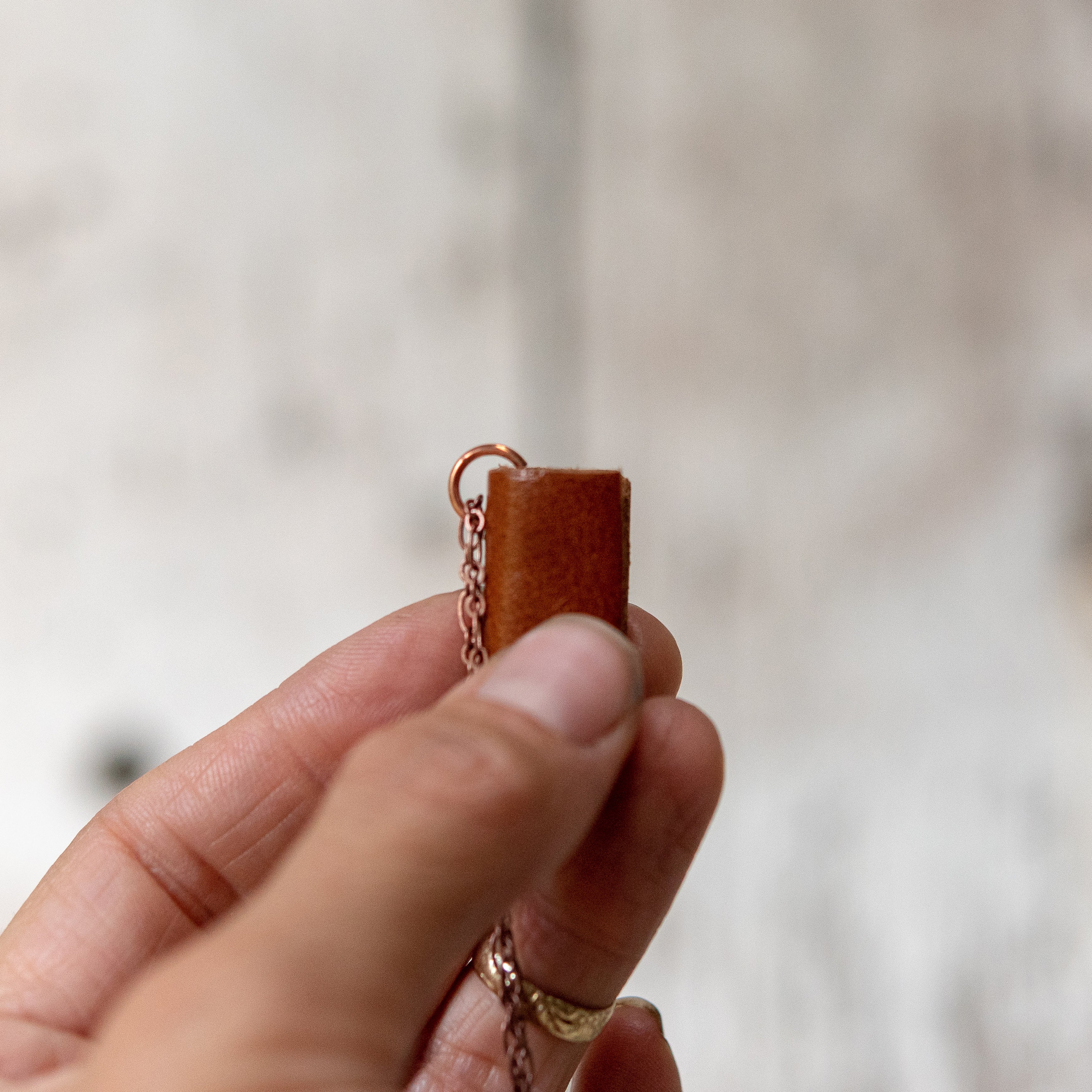 Book Necklace: Acorn