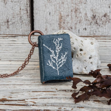 Anna Atkins Large Book Necklace: Cystoseira fibrosa