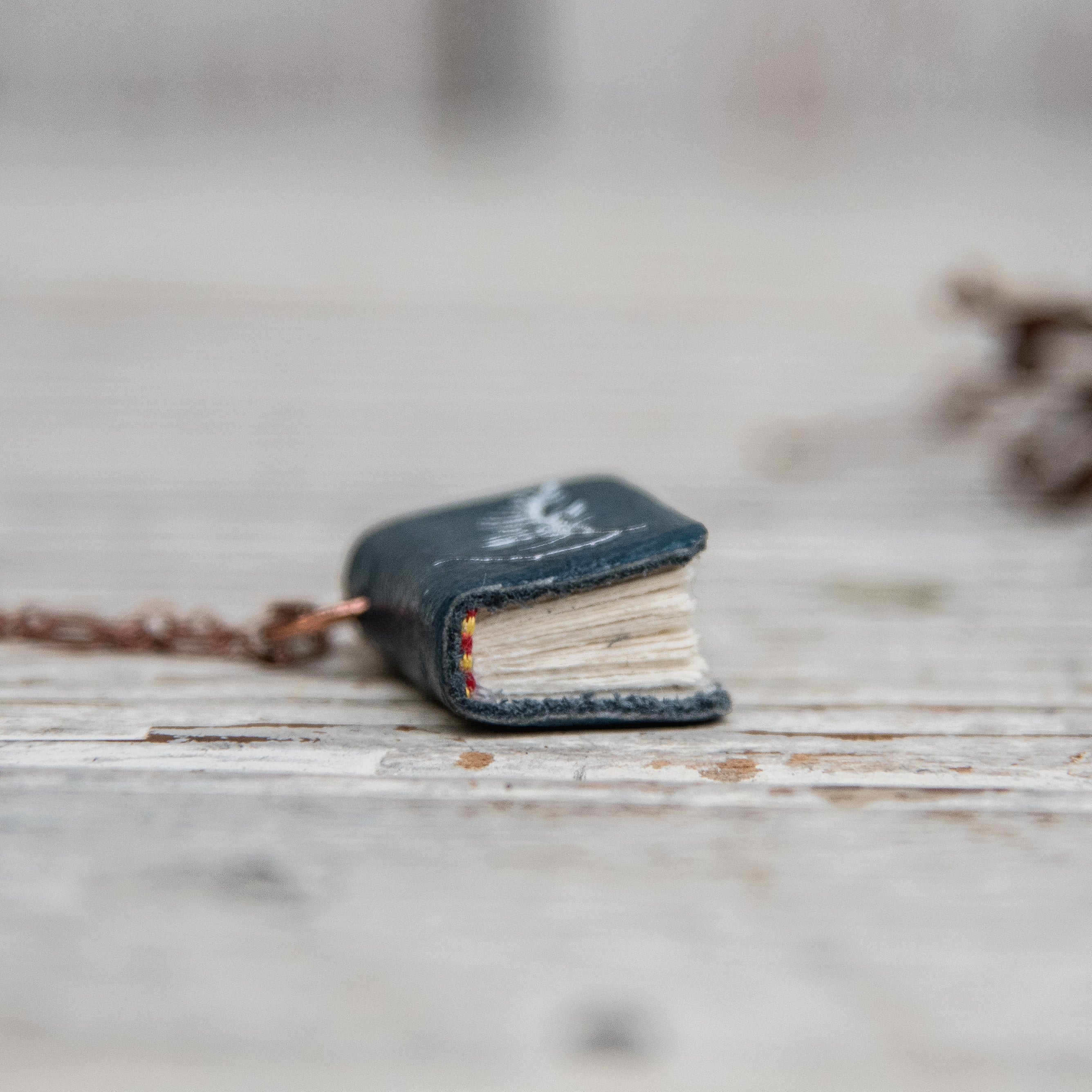 Anna Atkins Medium Book Necklace: Grateloupia filicina