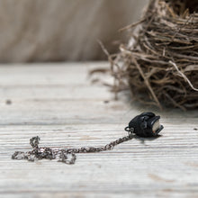 The Jackson Book Necklace (black) with Tie