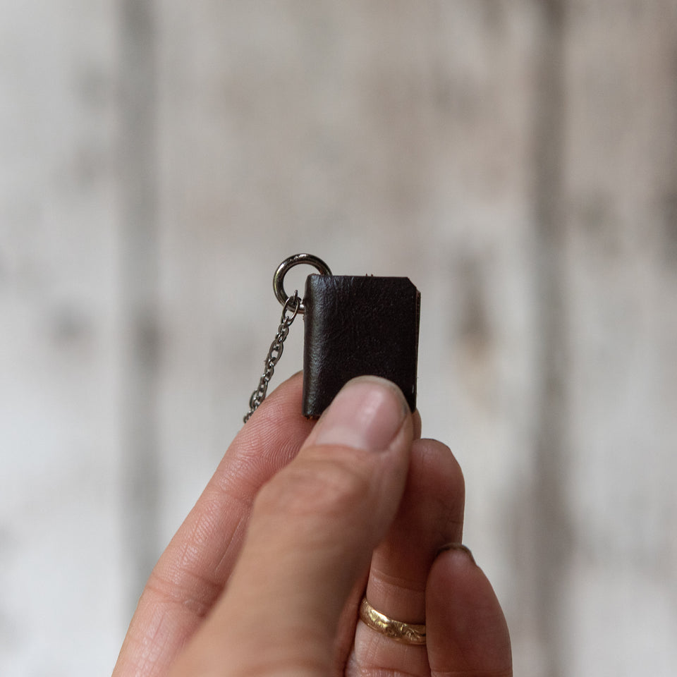 Book Necklace: Cacao