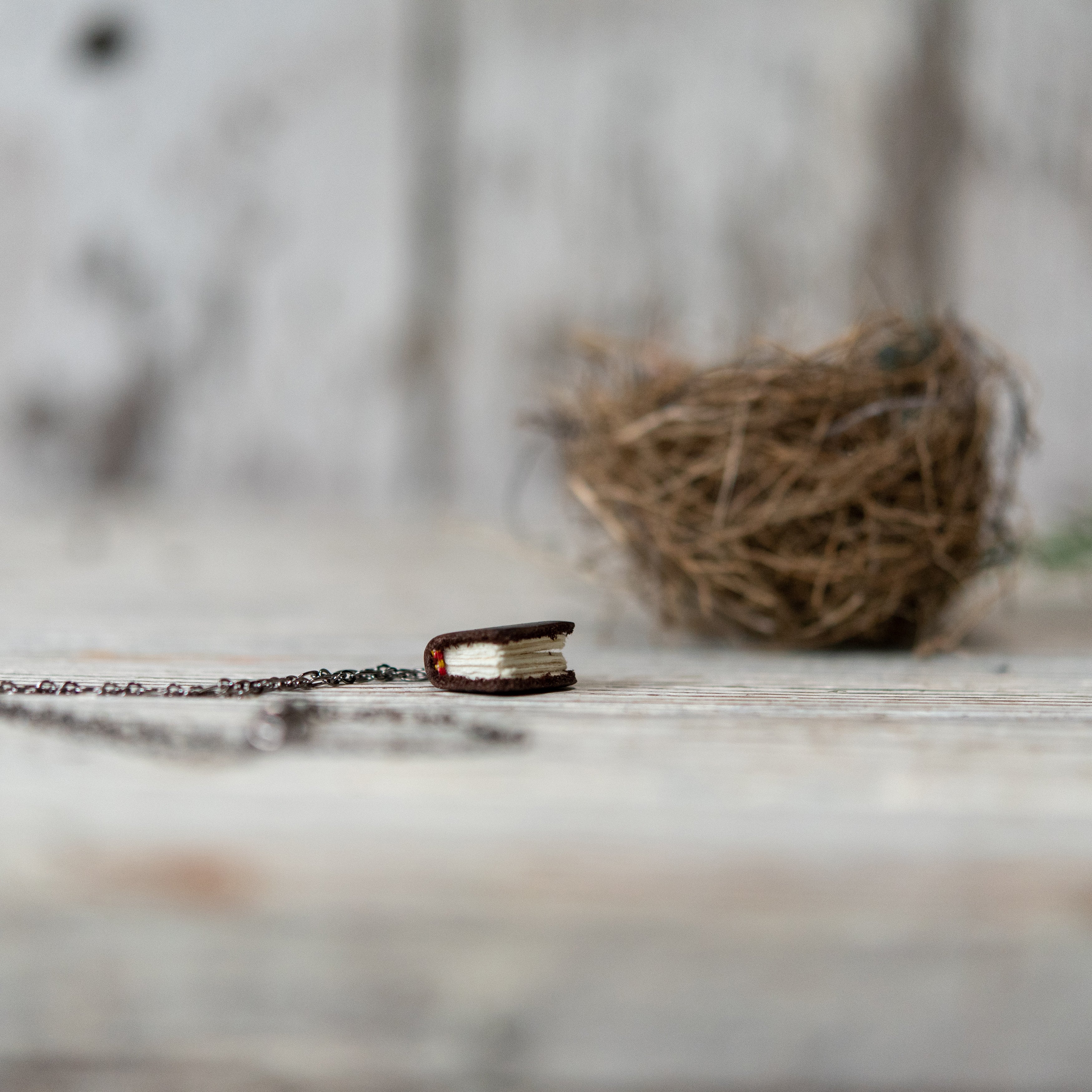 Book Necklace: Cacao