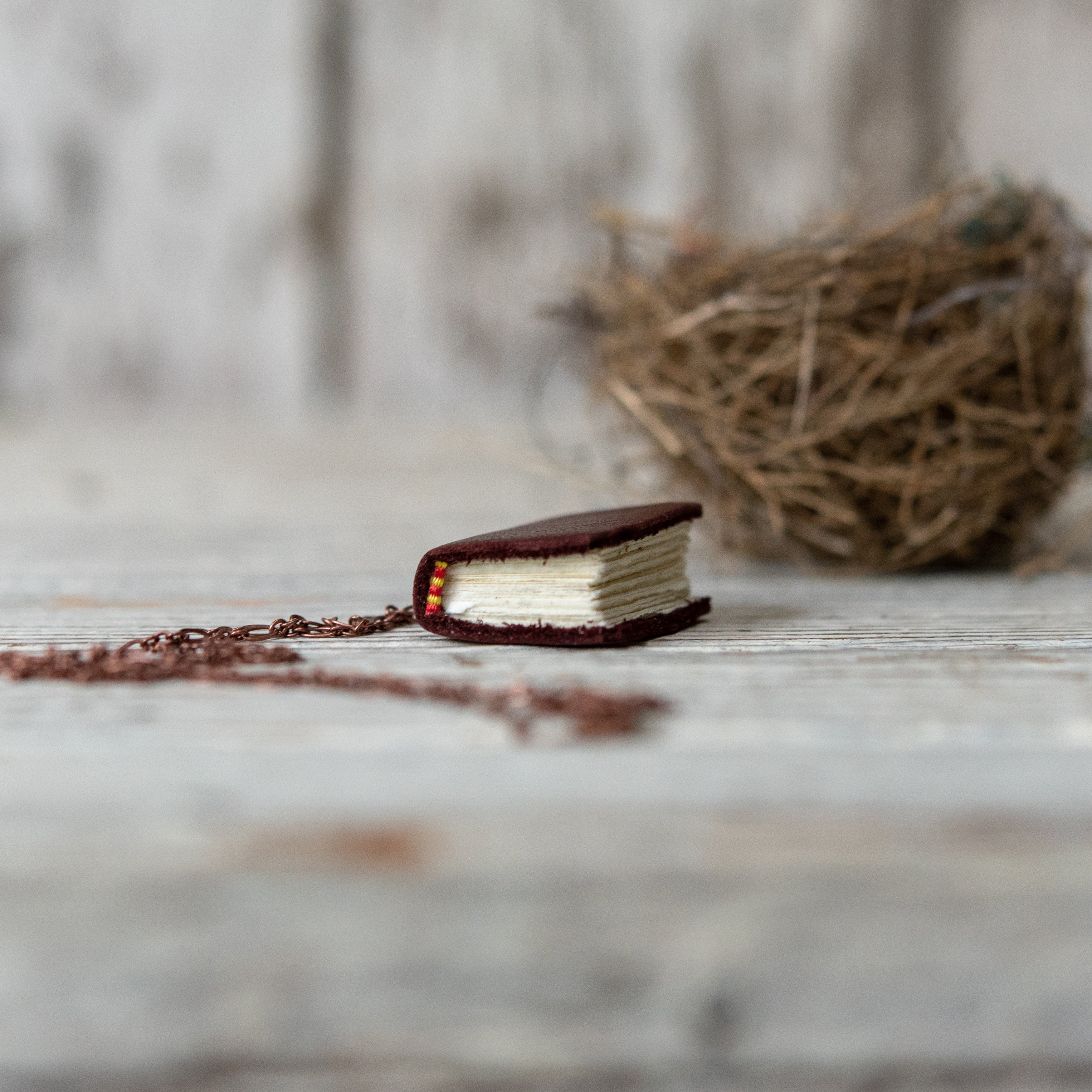 Book Necklace: Hellebore