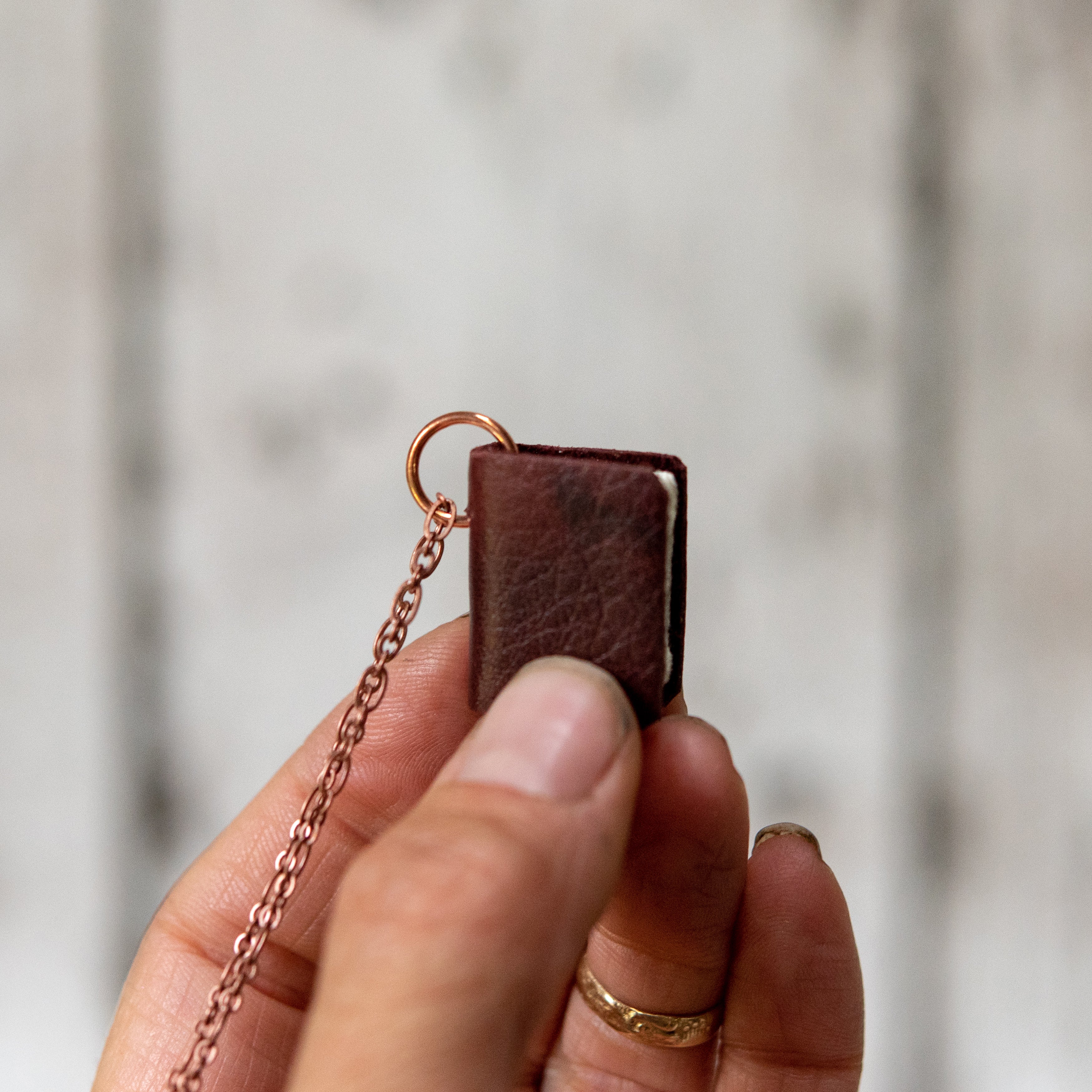 Book Necklace: Hellebore