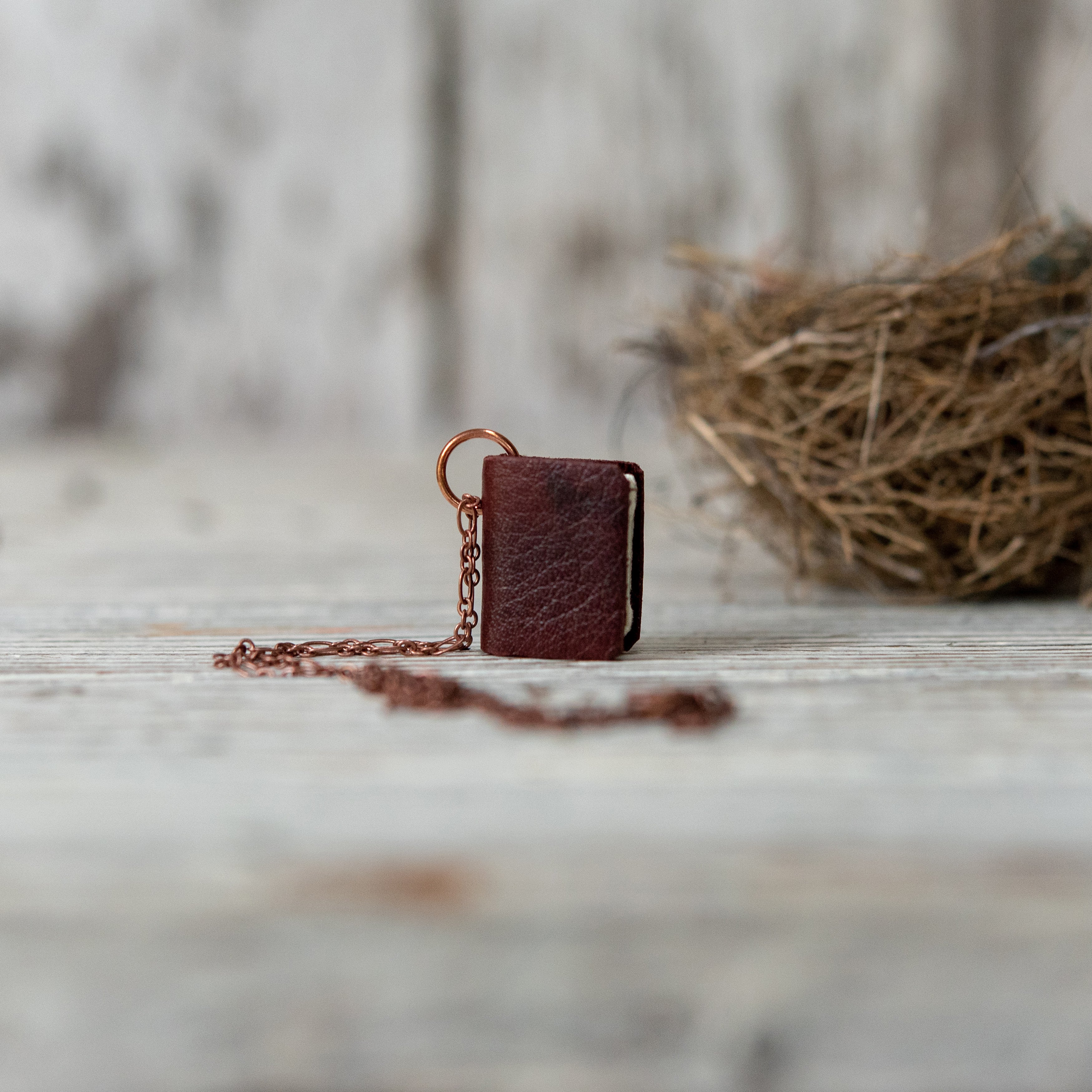 Book Necklace: Hellebore