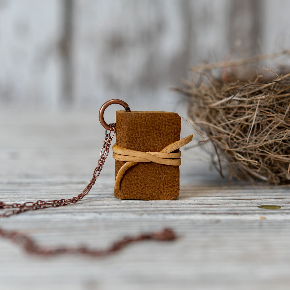 Book Necklace: Husk