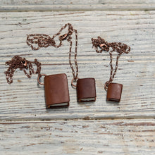 The Harper Book Necklace (brown)