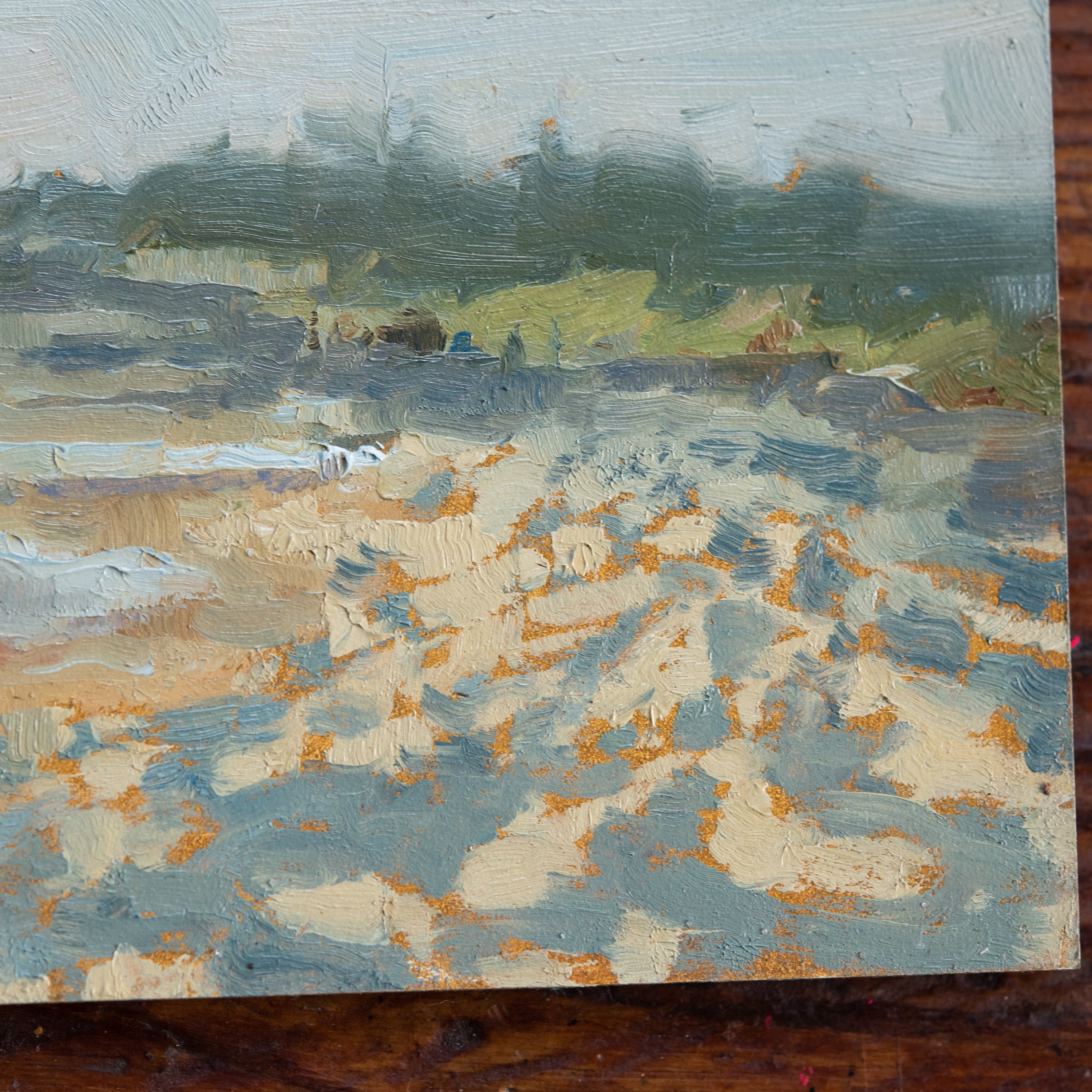 Original Plein Air Painting by Walter Kent: Cape Henlopen, 2020