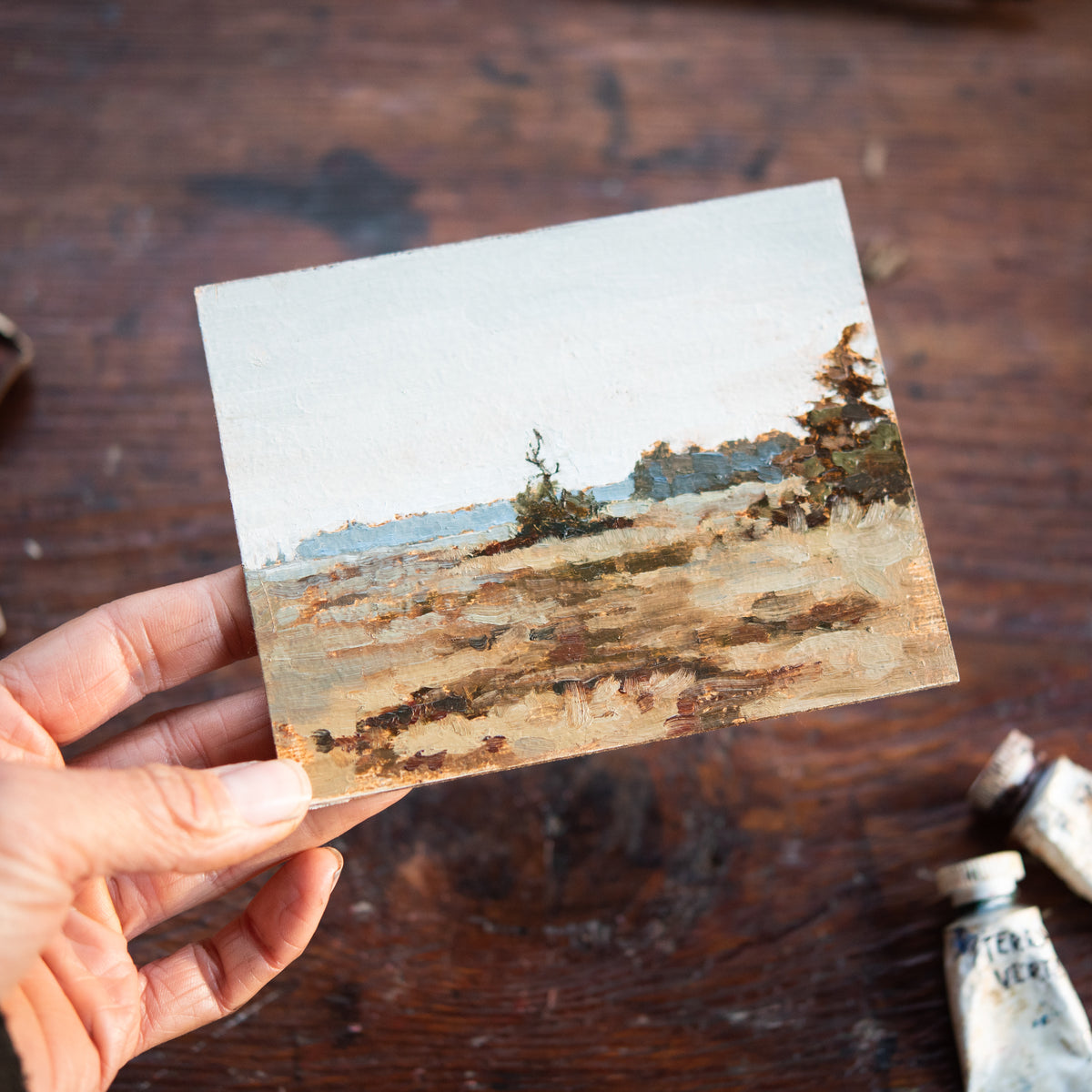 Original Plein Air Painting by Walter Kent Cape May, 2020 Peg and Awl