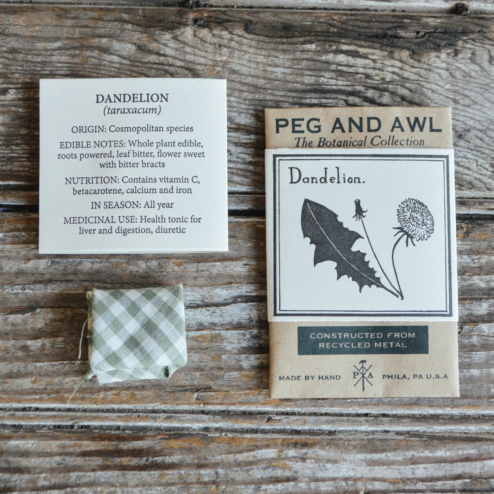 Dandelion Botanical Necklace