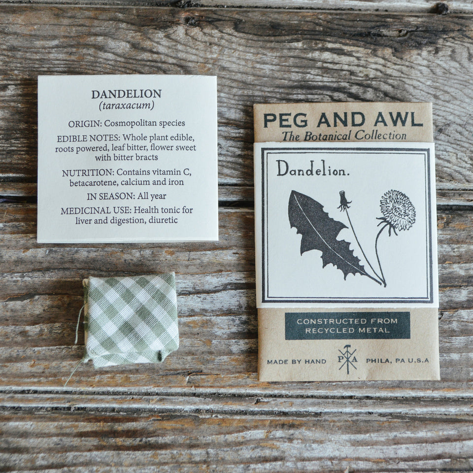 Dandelion Botanical Necklace