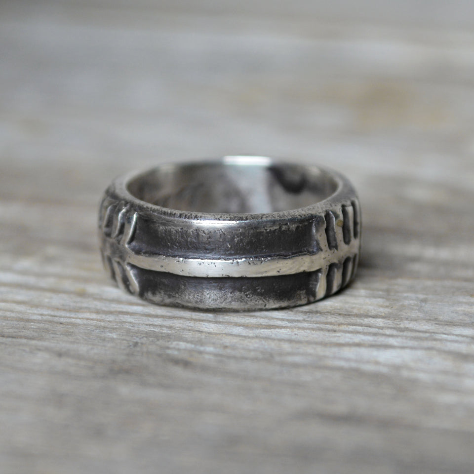 The Nature of Things Ring in Silver