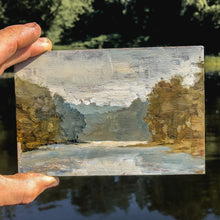 Original Plein Air Painting by Walter Kent: Delaware Water Gap No. 1, 2020