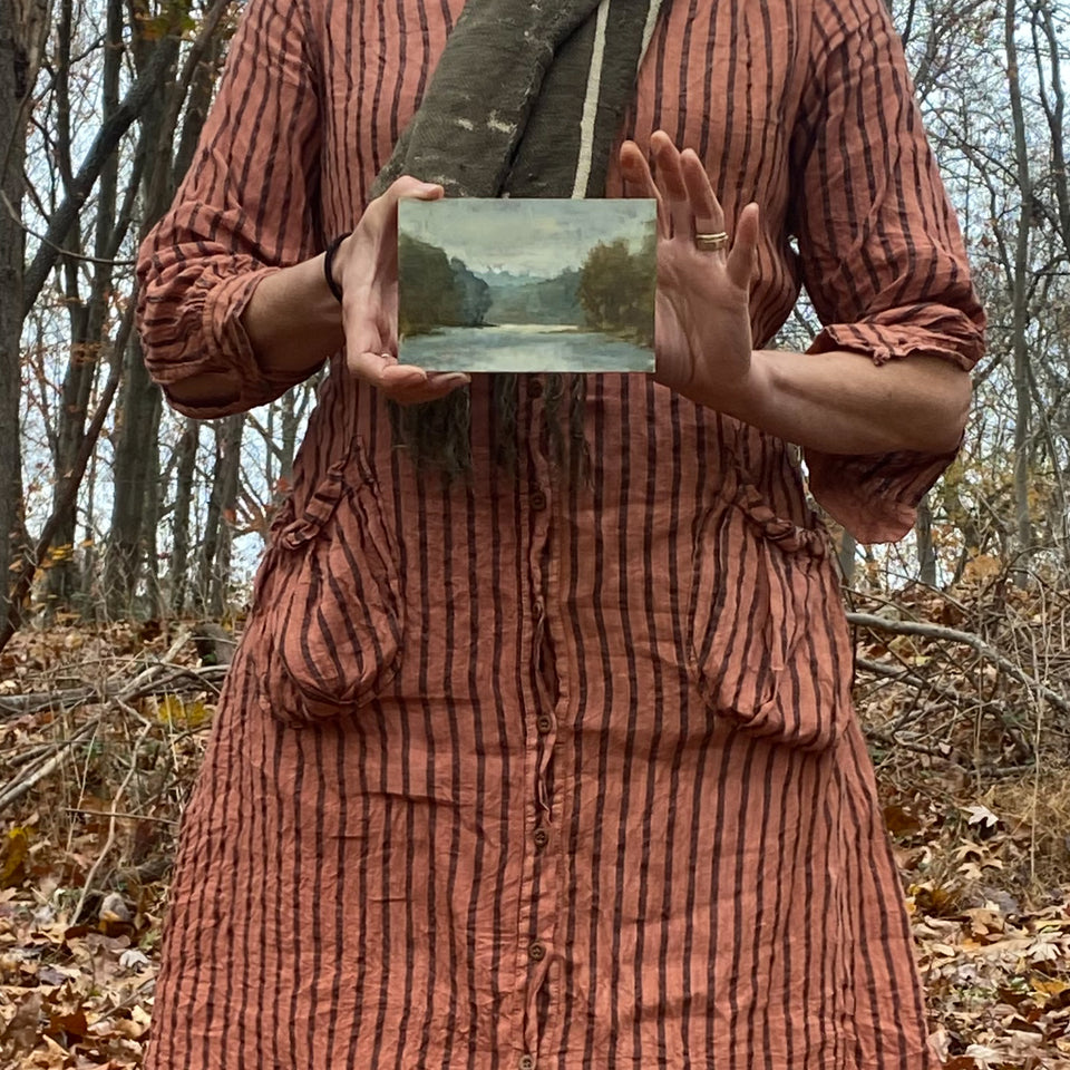 Original Plein Air Painting by Walter Kent: Delaware Water Gap No. 1, 2020