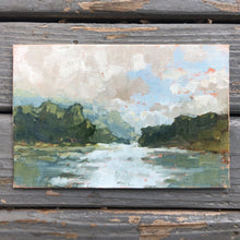 Original Plein Air Painting by Walter Kent: Delaware Water Gap No. 2, 2021