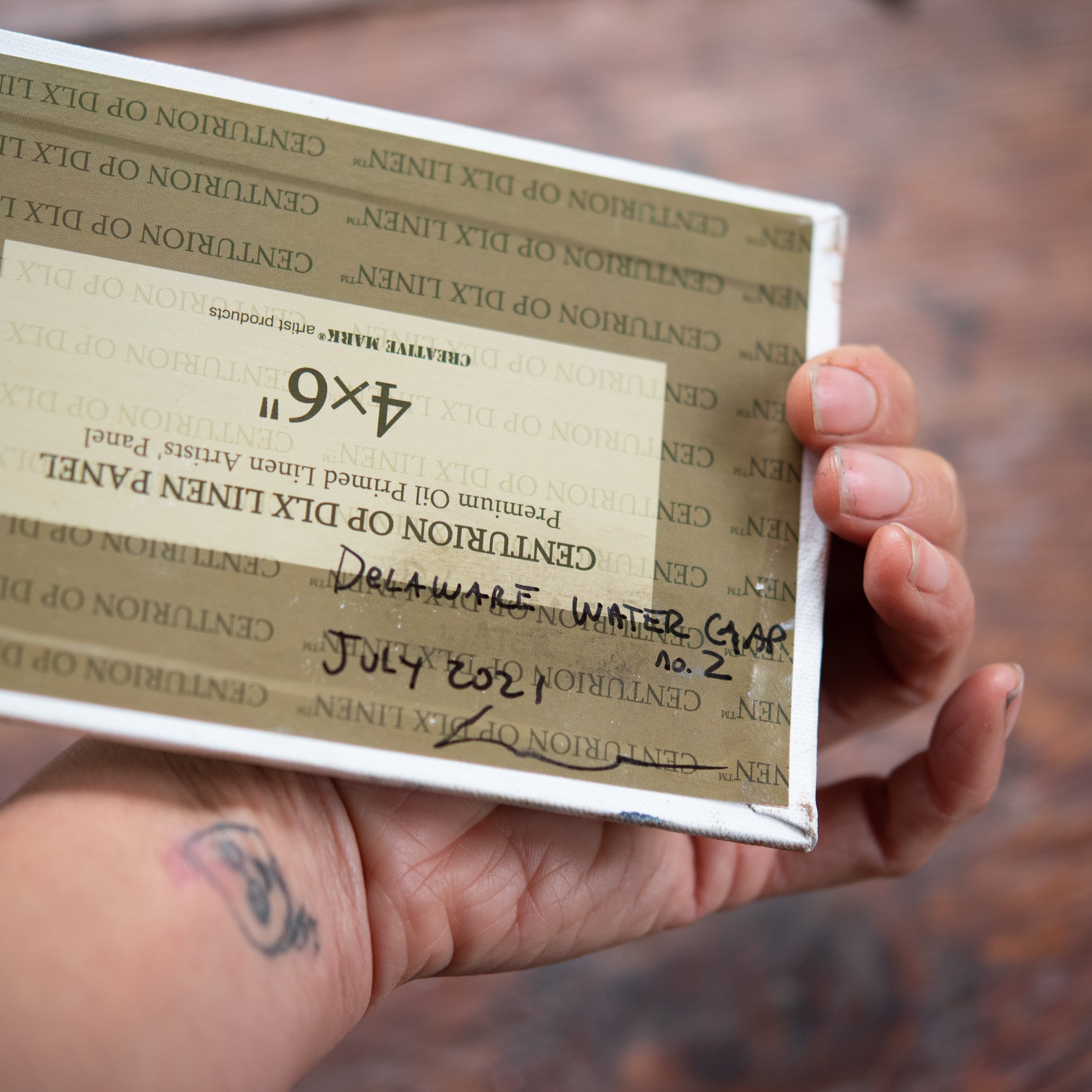 Original Plein Air Painting by Walter Kent: Delaware Water Gap No. 2, 2021