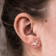 Foundlings Earrings: Alder (Unicorn)
