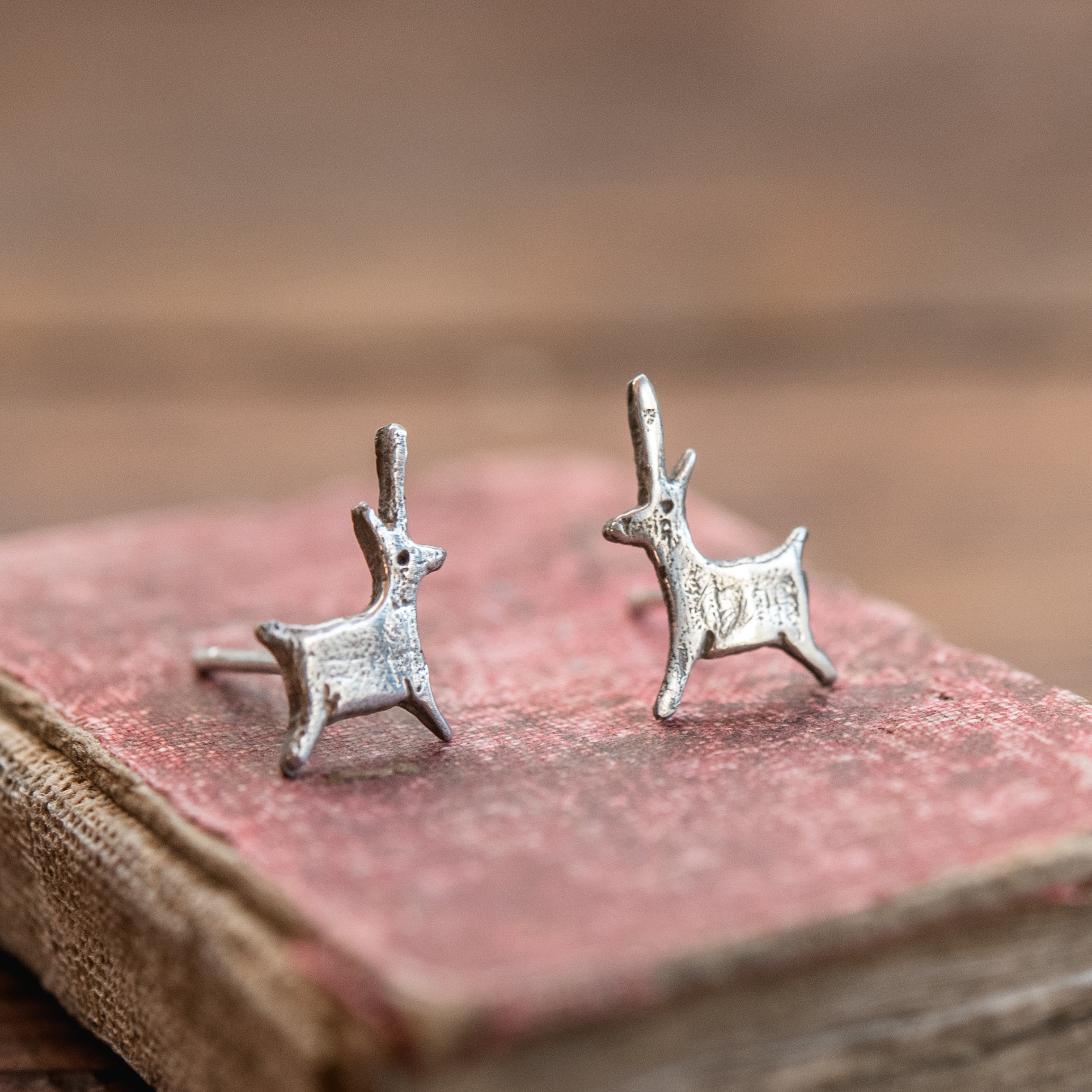 Foundlings Earrings: Alder (Unicorn)